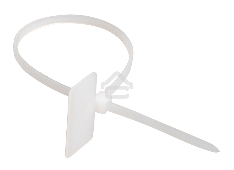 Хомут кабельный ИЭК UHH61-3-150-100 ХП1 3х150 нейл. белый с таб. 25х15 (уп. 100 шт)