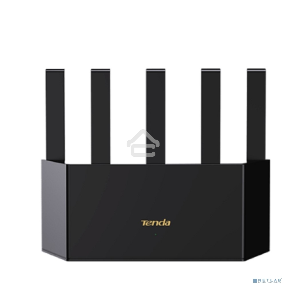 Маршрутизатор Wi-Fi Tenda TX12L PRO двухдиапазонный стандарта AX3000, 5 внешних антенн 6dBi, 1-port 10/100/1000Mbps WAN, 3-ports 10/100/1000Mbps LAN
