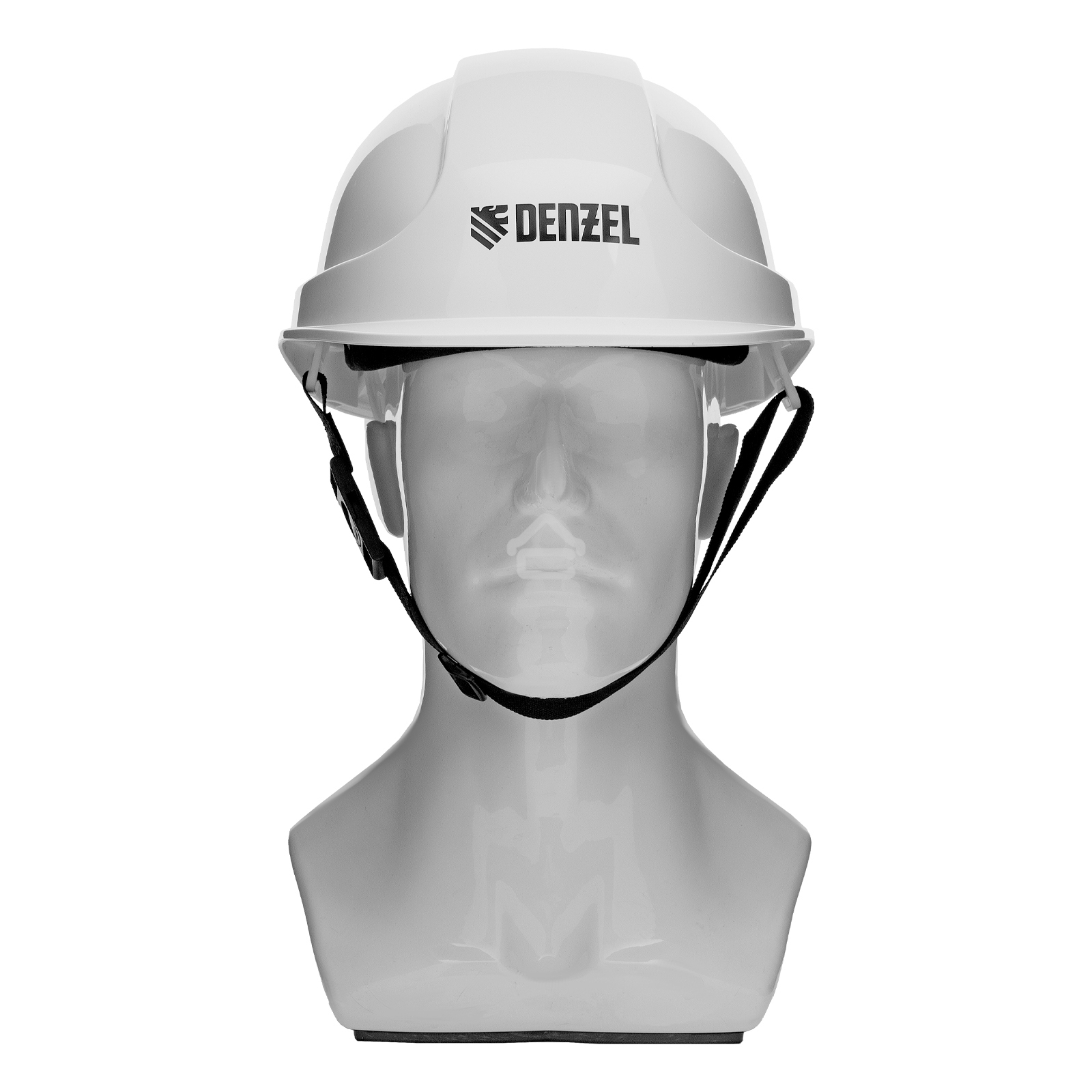 Каска защитная ударопрочная Denzel ABS/PC, плавная регулировка, модель 