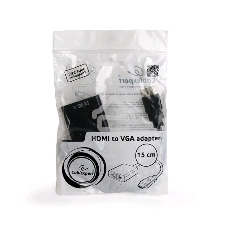 Переходник HDMI-VGA Cablexpert A-HDMI-VGA-04, 19M/15F, провод 15см