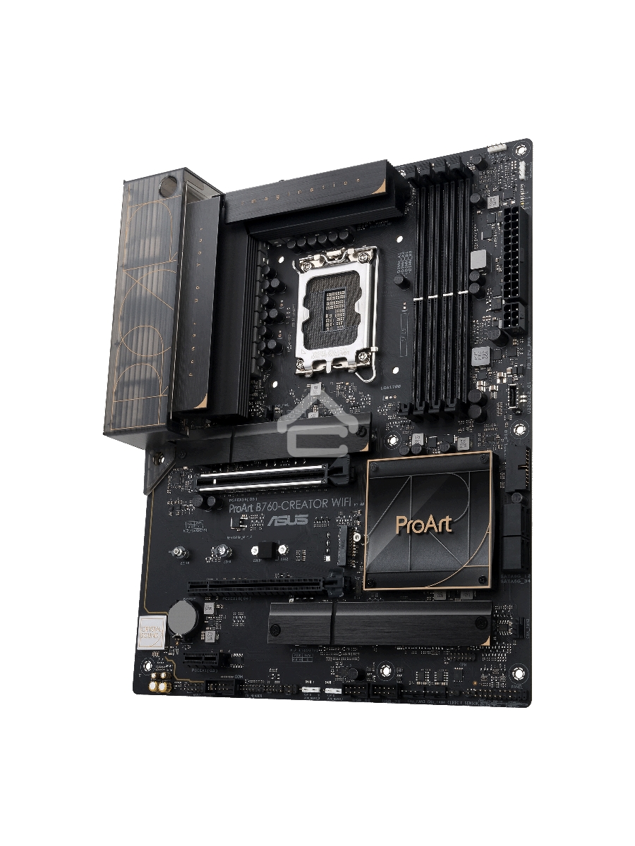 Материнская плата ASUS ProArt B760-CREATOR WIFI, LGA 1700, Intel B760, 4xDDR5, 4xSATA, 3xM.2, 1xPCI-E 5.0 x16, 1xPCI-E 4.0 x4, 1xDP, 1xHDMI, 2x2.5Gb LAN, 4xUSB-A, 1xUSB-C, 5x3.5 мм, 7.1, Standard-ATX