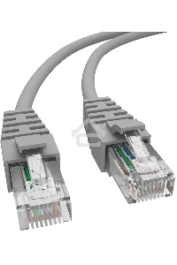 Патч-корд NTSS NTSS-PC-UTP-RJ45-5e-0.5-LSZH-GY NTSS-PC-UTP-RJ45-5E-0.5-LSZH UTP RJ-45 вил.-вилка RJ-45 кат.5E 0.5м серый LSZH (уп.:1шт) 26AWG