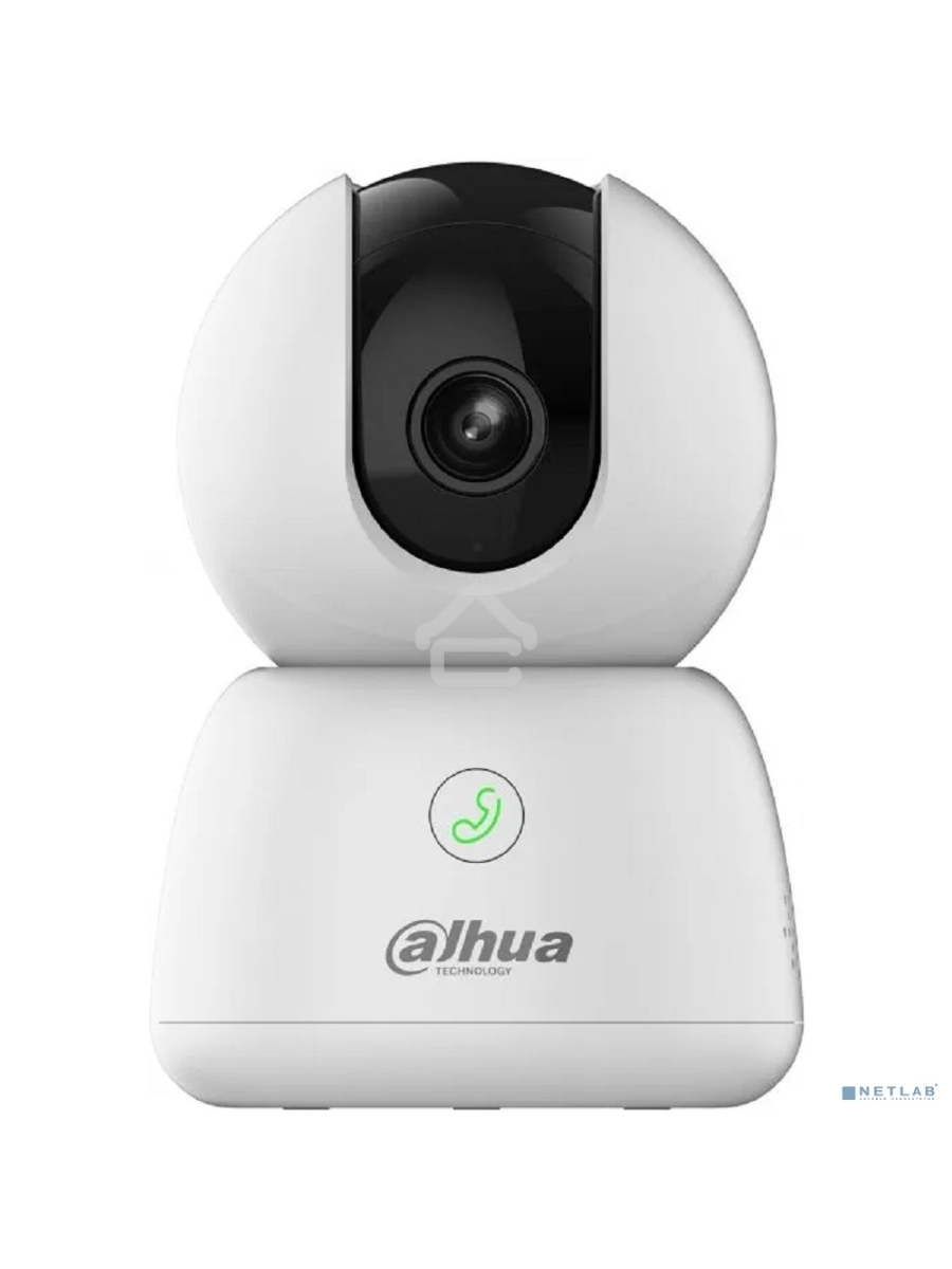 Мини-PT IP-видеокамера DAHUA DH-IPC-H3BP-0360B с Wi-Fi 2.4ГГц 3Мп, 1/3.2” CMOS, объектив 3.6мм, обнаружение людей, ИК 10м, микрофон, динамик