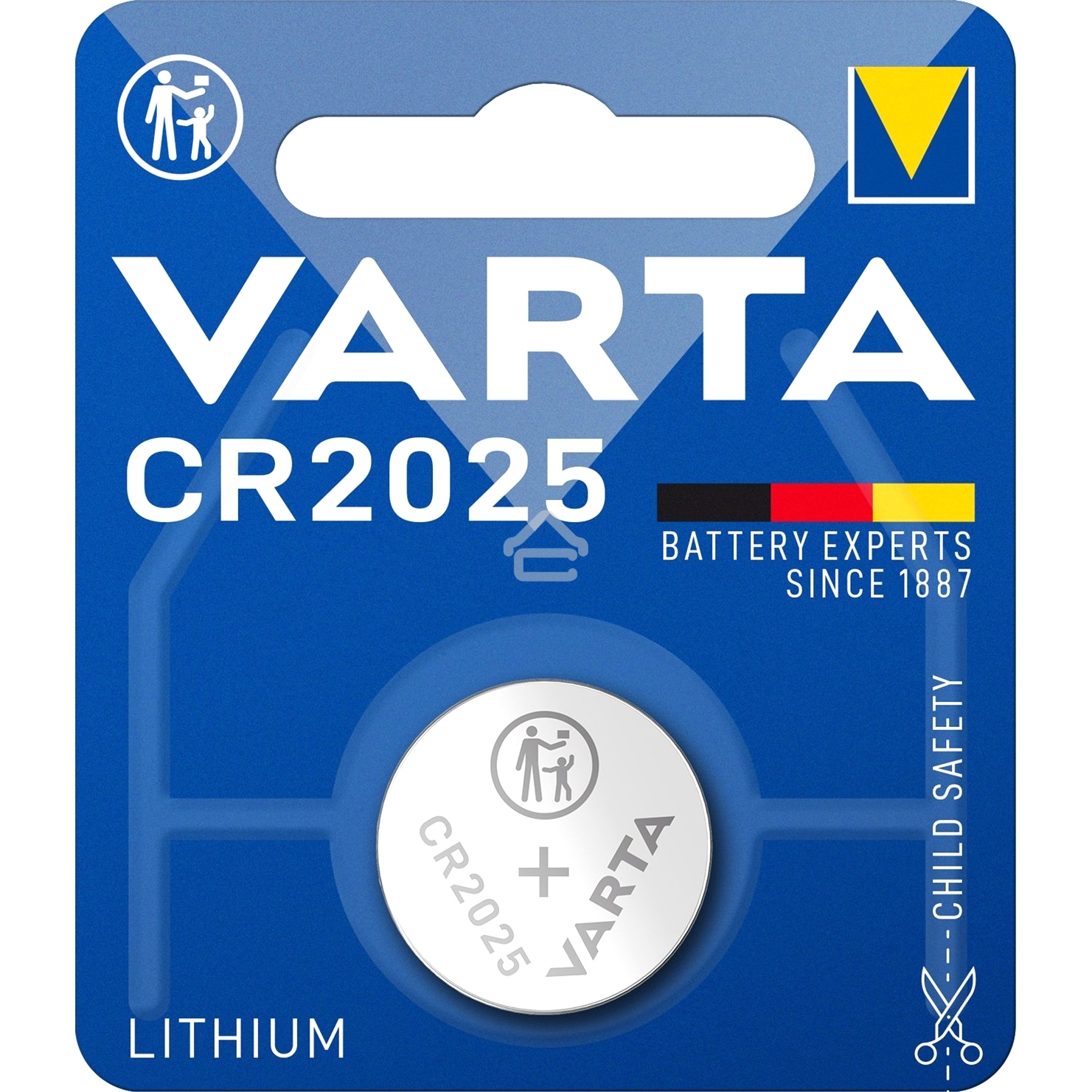 Батарейка Varta ELECTRONICS CR2025 BL1 Lithium 3V (6025) (1/10/100)