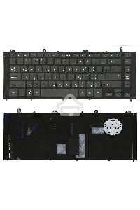 Клавиатура для ноутбука HP ProBook 4425s черная с черной рамкой
