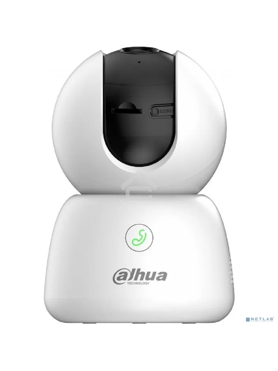 Мини-PT IP-видеокамера DAHUA DH-IPC-H3BP-0360B с Wi-Fi 2.4ГГц 3Мп, 1/3.2” CMOS, объектив 3.6мм, обнаружение людей, ИК 10м, микрофон, динамик