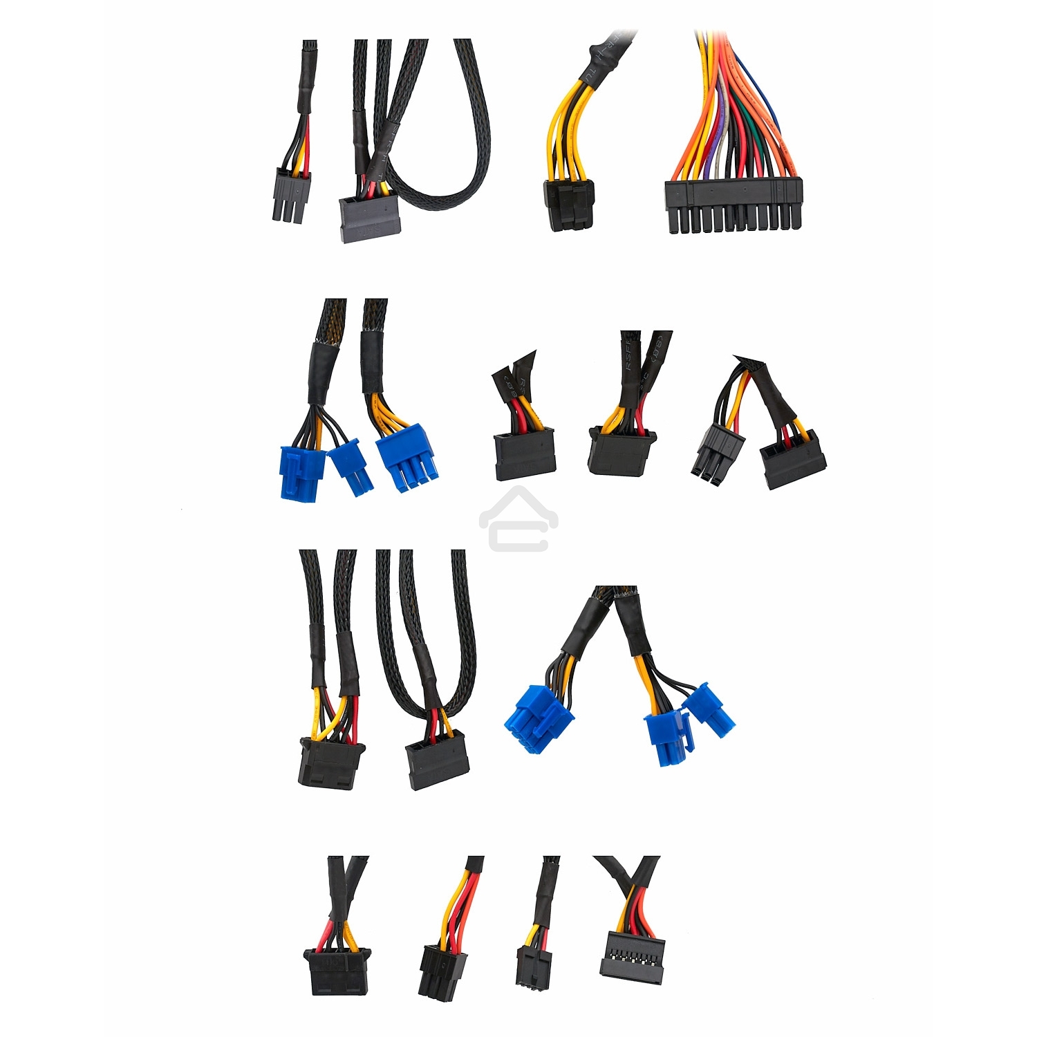 Блок питания ExeGate EVO800 (EX280441RUS), 800Вт, 120мм, модульный, черный
