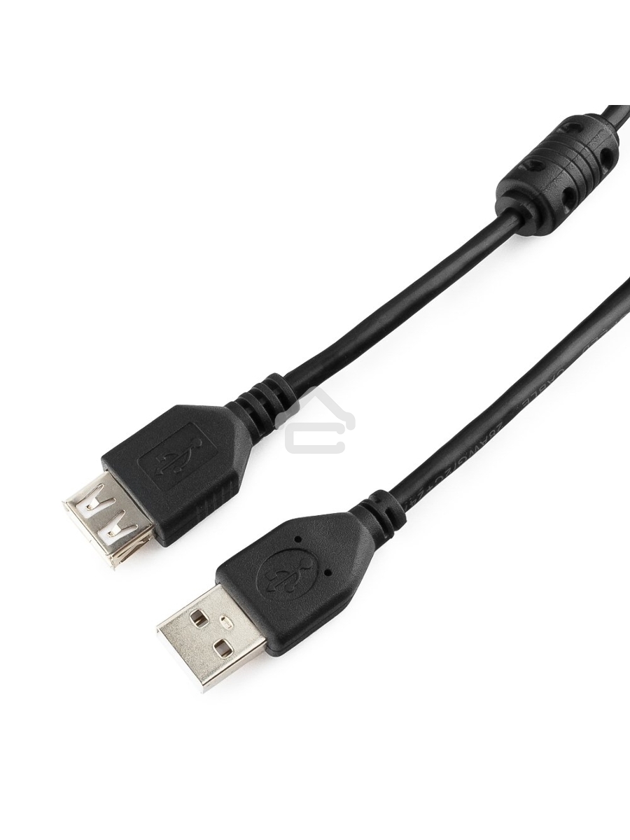 Кабель Gembird PRO CCF-USB2-AMAF-10 USB 2.0 3.0м AM/AF позол.конт., фер.кол., пакет