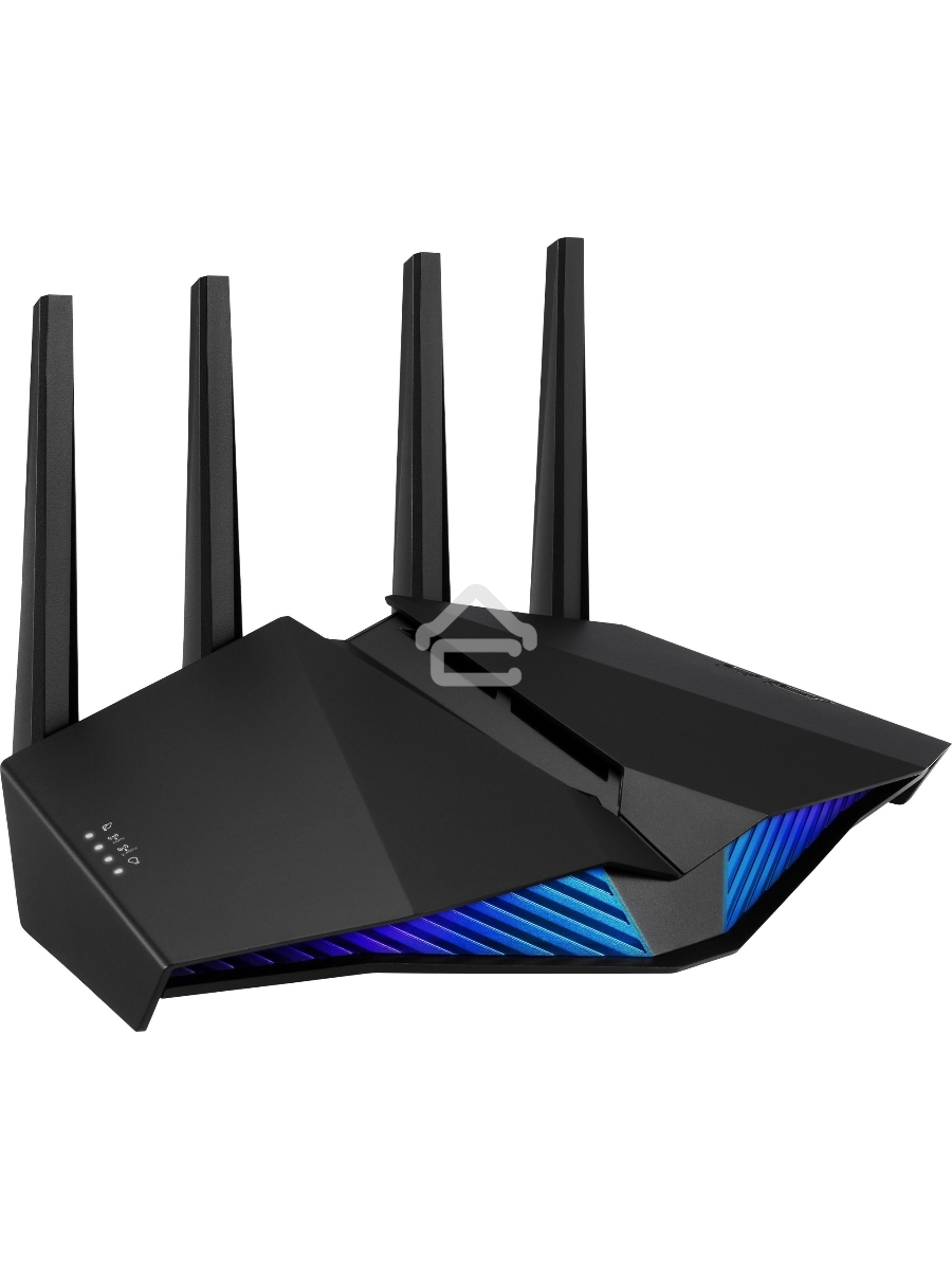Роутер ASUS RT-AX82U роутер 802.11b/g/n/ac/ax, до 574 + 4804Мбит/c, 2,4 + 5 гГц, 4 антенны, USB, GBT LAN ; 90IG05G0-MO3R10