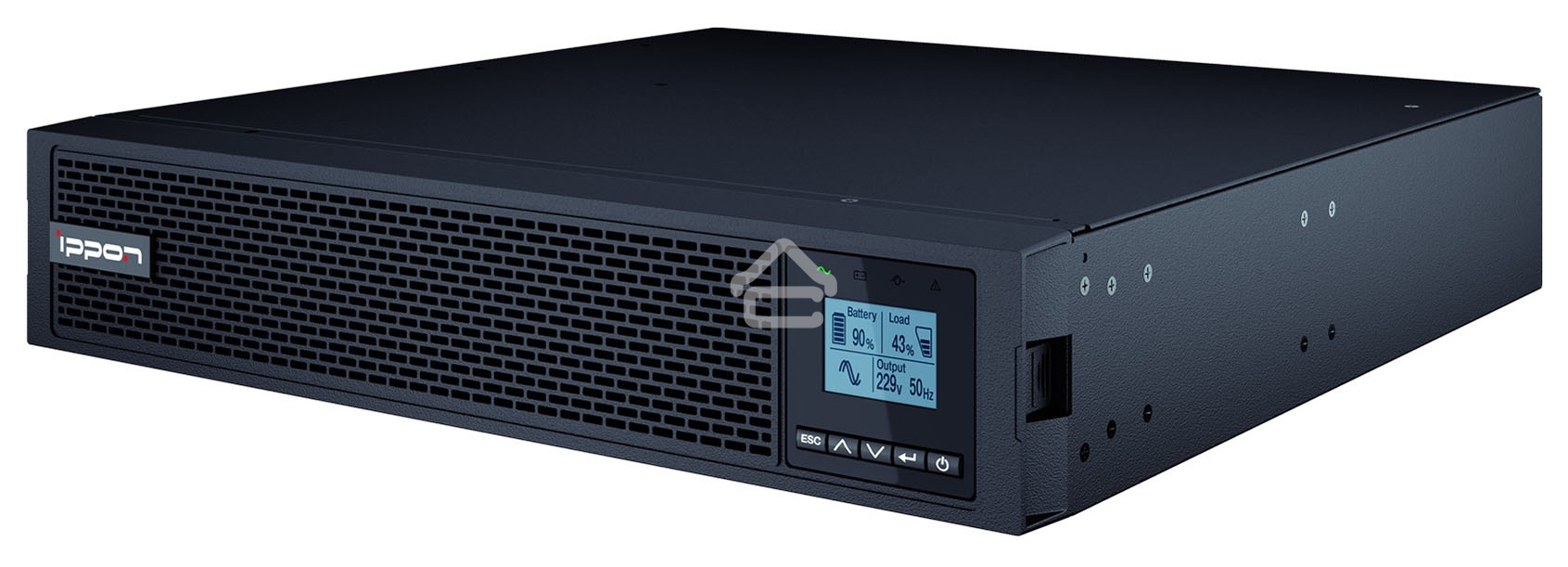 Источник бесперебойного питания Ippon Innova RT II 1000 900Вт 1000ВА черный