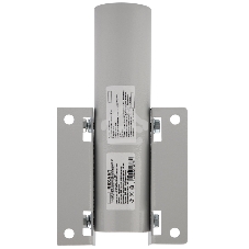 Кронштейн для консольного светильника КР-3.1 накладного монтажа или под бандажную ленту с переменным углом серый (сталь 2 мм, 230х150х150, Ø 51) Rexant