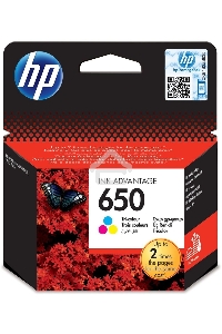 Картридж струйный HP 650 CZ102AE многоцветный для HP DJ IA 2515/2516 (200стр.)