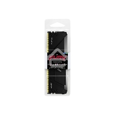 Оперативная память Kingston Fury Beast, DDR4, 32GB (1x32GB), 3200MHz, CL16, DIMM, с радиатором, RGB, черный