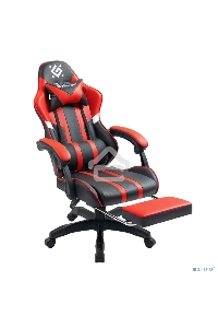 Кресло игровое Defender Colran черный/красный, класс 4, PU, подножка
