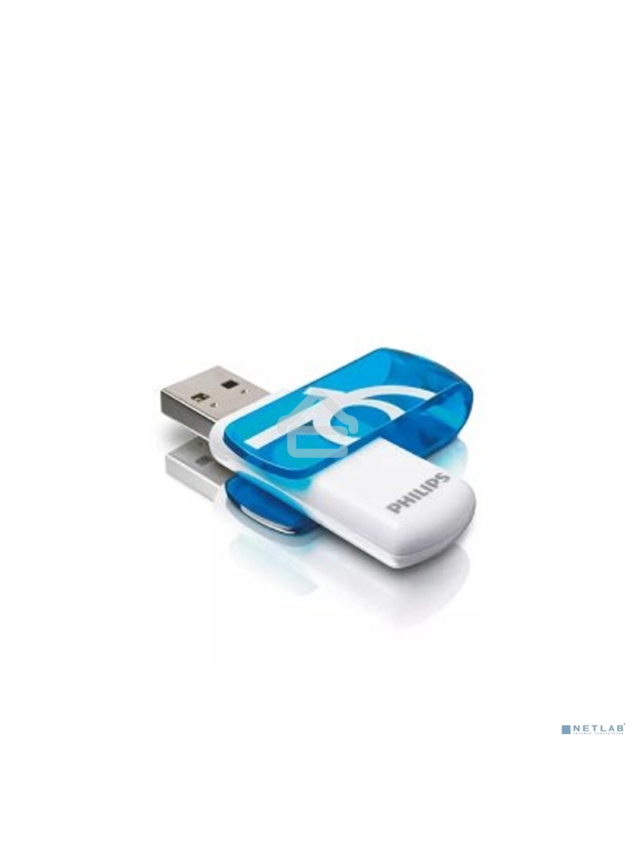 Флеш диск 16GB PHILIPS VIVID2.0 16GB, USB 2.0