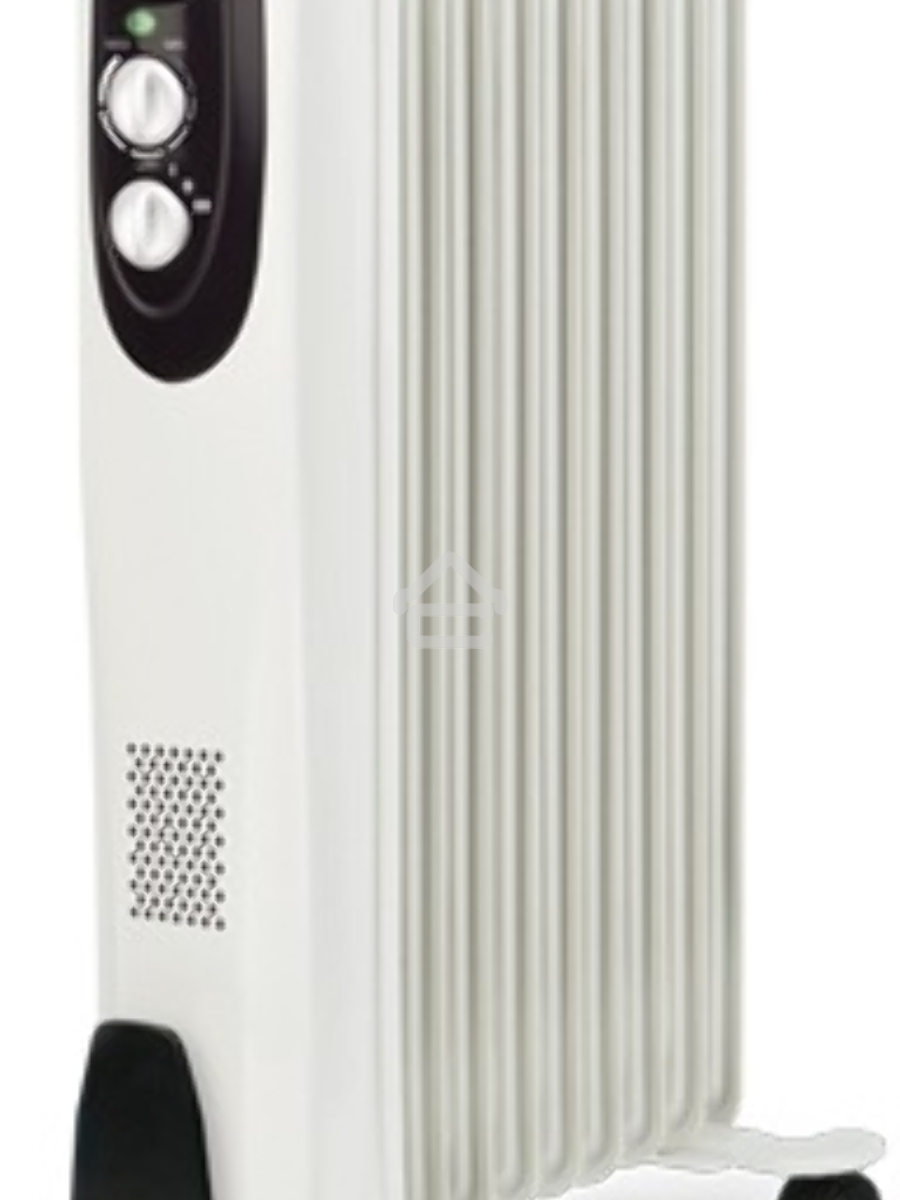 Масляный обогреватель Ballu Classic BOH/CL-09WRN (9 секций), белый, 2000 Вт, 25 м2, термостат