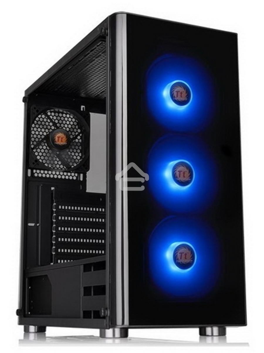 Компьютерный корпус V200 TG RGB CA-1K8-00M1WN-01 Black/Win/SPCC/Tempered Glass*1/120mm RGB Fans*3 + 120mm Standard Fan*1/MB Sync