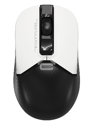 Мышь беспроводная A4Tech Fstyler FG12S белый/черный, 1200 dpi, радиоканал, USB, кнопки - 3