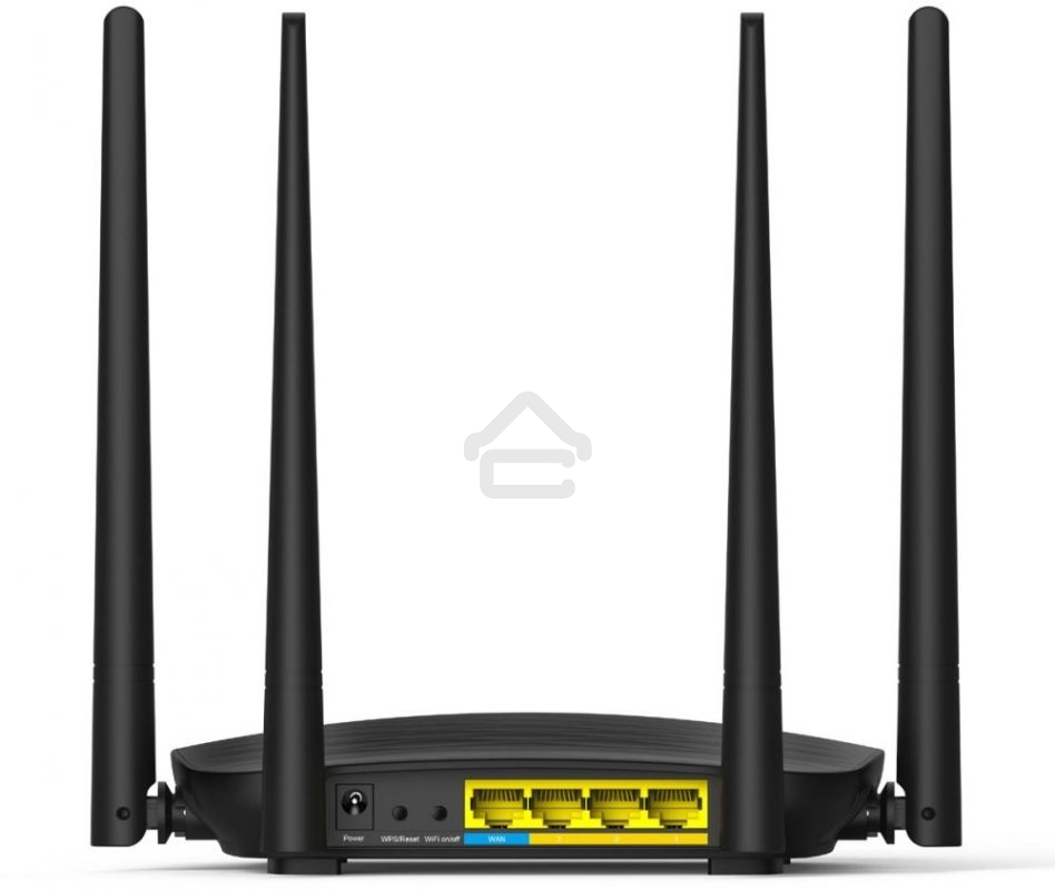 Маршрутизатор Tenda AC5 1200Mbps 11AC wave2Router, MU-MIMO,1Ghz CPU，4X5dbi Antennas, 1X100Mbps WAN, 3x100Mbps LAN,WiFi On/Off Switch,Universal Rep