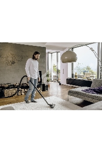 Хозяйственный пылесос Karcher WD 2 Plus V-12/6/18/C желтый, 1000 Вт, уборка сухая/влажная, пылесборник мешок/контейнер, 12 л