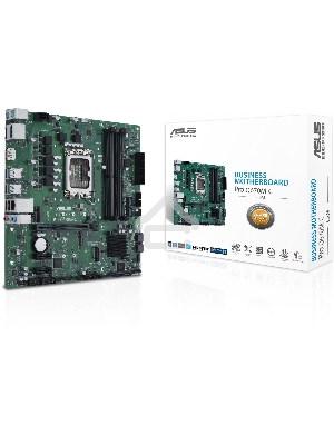 Материнская плата ASUS Pro Q670M-C-CSM, LGA 1700, Intel Q670, 4xDDR5, 6xSATA, 2xM.2, 1xPCIe 4.0 x16, 1xHDMI, 2xDP, 1x1Gb LAN, 4xUSB-A 3.2 Gen 2, 3x3.5 мм, 7.1, mATX
