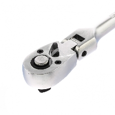 Ключ трещотка 3/8, 72 зуба, с быстрым сбросом. шарнирная СrV Stels