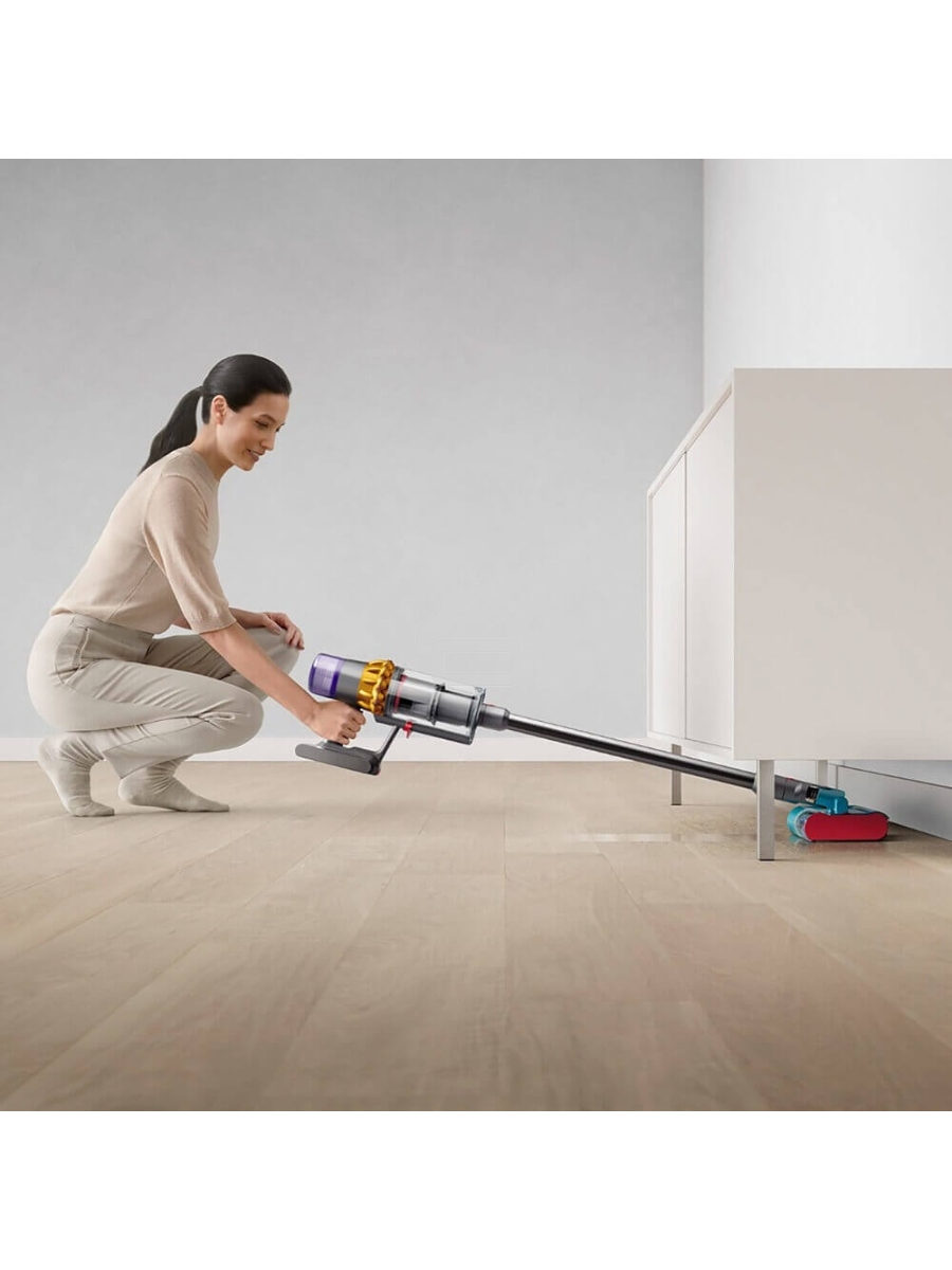 Пылесос вертикальный Dyson V15s Detect Submarine (448798-01) серый, питание от аккумулятора, 240 Вт, уборка влажная/сухая, пылесборник 0,76 л, работа от АКБ max 60 мин.