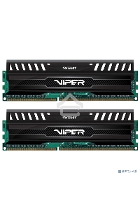 Оперативная память Patriot Viper 3, DDR3, 16GB (2x8 GB), 1866 MHz, CL10, радиатор, черный
