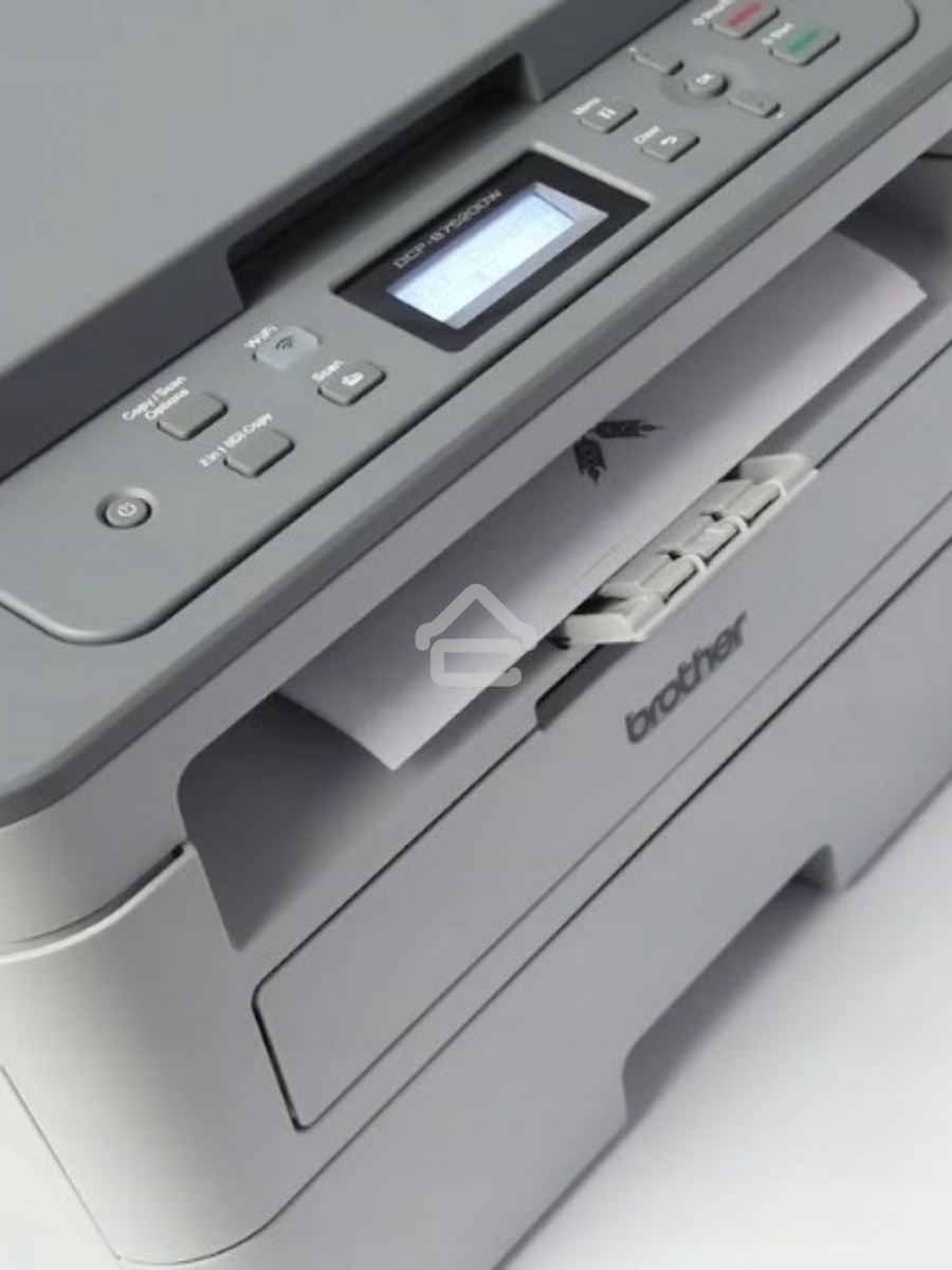 МФУ Brother DCP-B7520DW, P/C/S, A4, 34 cтр/мин, 128 МБ, Duplex, ADF50, USB, Wi-Fi, лоток 250 л., старт.картридж 2 000 стр. тонер TN-B023