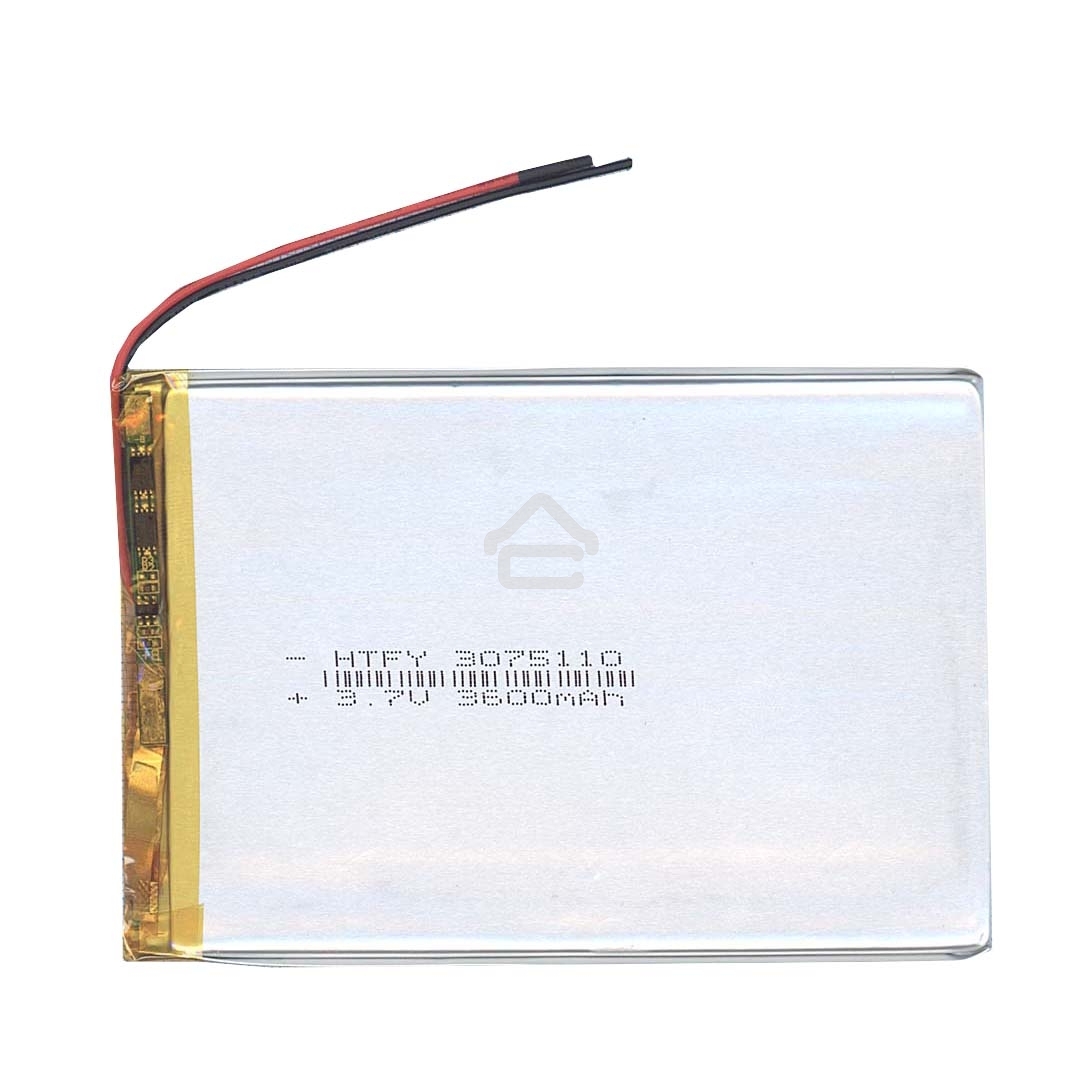 Аккумулятор Li-Pol (батарея) 3x75x110 мм 2pin 3.7V/3600mAh