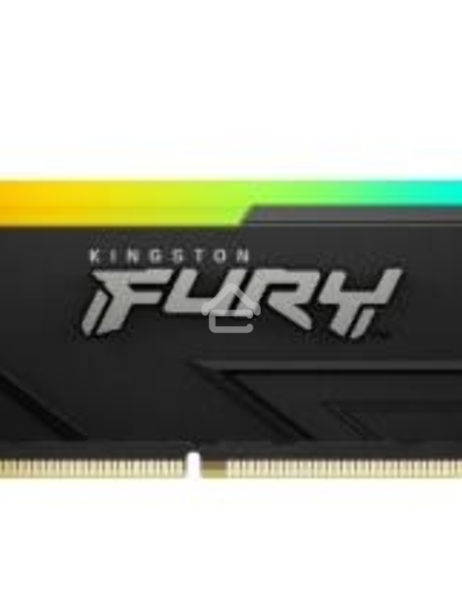 Оперативная память Kingston Fury Beast, DDR4, 32GB (1x32GB), 3600MHz, CL18, DIMM, с радиатором, RGB, черный