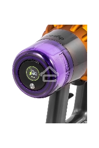 Пылесос вертикальный Dyson V15 Detect Absolute (SV47) желтый/никель, питание от аккумулятора, 220 Вт, уборка сухая, пылесборник 0.76 л, работа от АКБ max - 60 мин