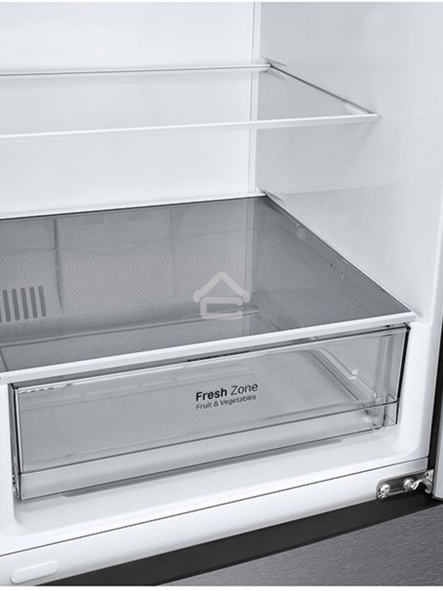 Холодильник LG GA-B509CLCL графитовый двухкамерный 277/107л морозилка снизу, No Frost