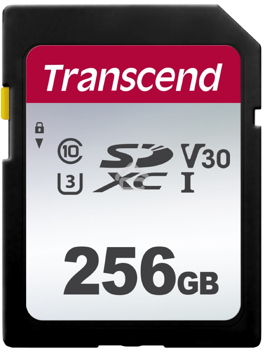 Флеш карта SD 256GB Transcend SDXC Class 10 UHS-I U3, V30, TLC, Silver