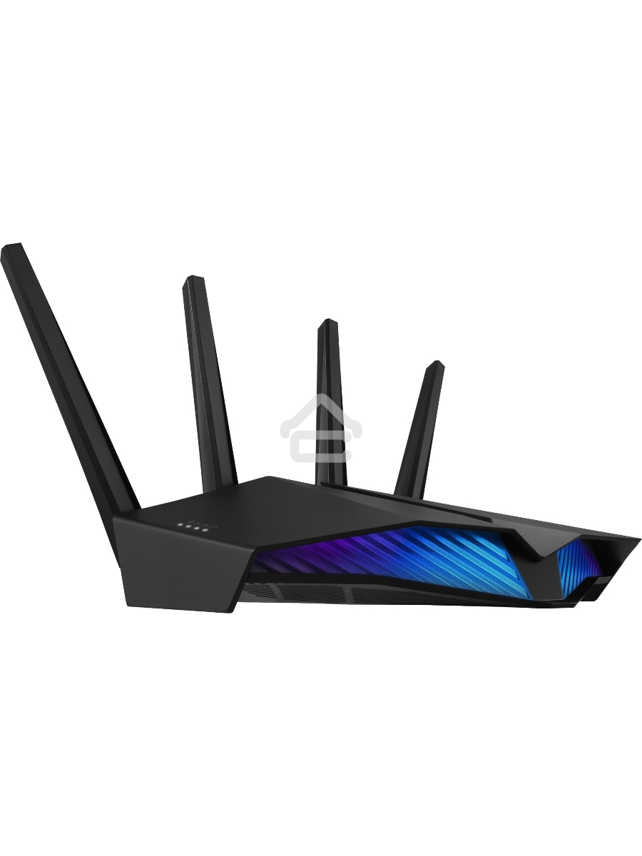 Роутер ASUS RT-AX82U роутер 802.11b/g/n/ac/ax, до 574 + 4804Мбит/c, 2,4 + 5 гГц, 4 антенны, USB, GBT LAN ; 90IG05G0-MO3R10