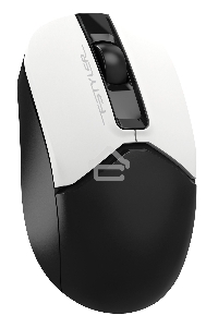 Мышь беспроводная A4Tech Fstyler FG12 белый/черный, 1200 dpi, радиоканал, USB, кнопки - 3
