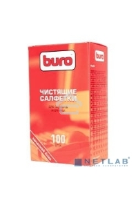Салфетки Buro BU-Zscreen для экранов мониторов/плазменных/ЖК телевизоров/ноутбуков мягкая упаковка 100шт влажных