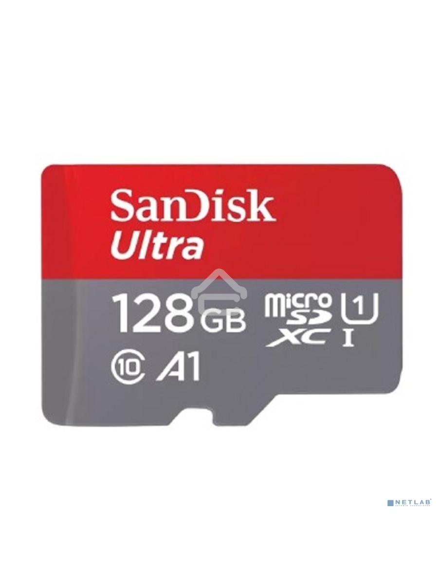 Флеш карта microSD 128GB SanDisk microSDXC Class 10 Ultra UHS-I A1 140MB/s