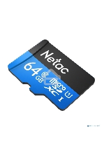 Флеш карта microSDHC 64GB Netac P500 <NT02P500STN-064G-S> (без SD адаптера) 80MB/s
