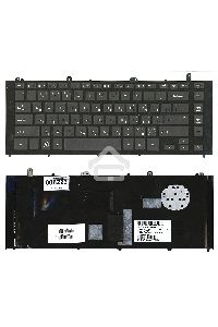 Клавиатура для ноутбука HP ProBook 4425s черная с черной рамкой
