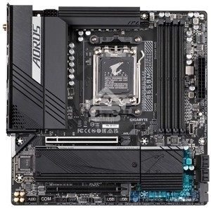 Материнская плата Gigabyte B650M AORUS ELITE AX, AM5, AMD B650, 4xDDR5, 4xSATA, 2xM.2, 1xPCI-E 5.0 x4, 1xPCI-E 4.0 x16, 1xHDMI, 1xDP, 1x 2.5Gb LAN, 4xUSB-A 2.0, 5xUSB-A 3.2 Gen 1, 2xUSB-A 3.2 Gen 2, 1xUSB-C 3.2 Gen 2, 2x3.5 мм, 7.1, Micro-ATX