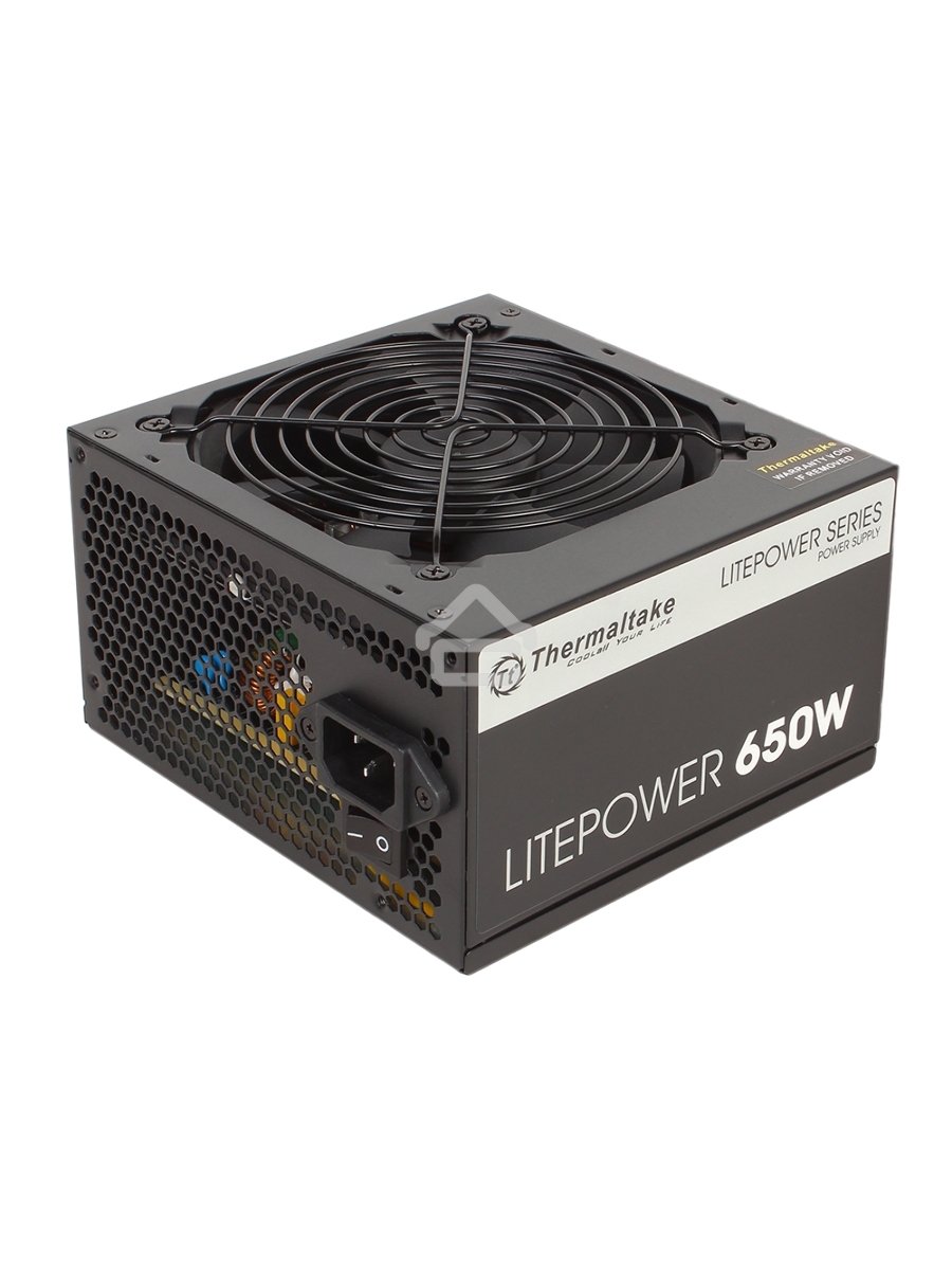 Блок питания Thermaltake Litepower (PS-LTP-0650NPCNEU-2), 650Вт, 120мм, черный