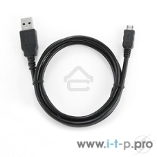 Кабель Gembird/Cablexpert CC-mUSB2D-1M,Кабель USB 2.0, мультиразъем USB, AM/microB 5P, 1м, пакет