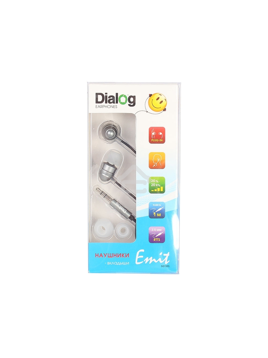 Наушники EP-F55 GREY Dialog серый