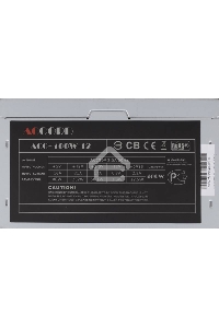 Блок питания Accord  ACC-400W-12, 400Вт, 120мм, серый