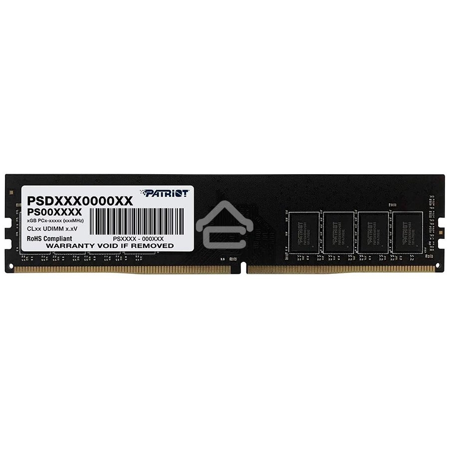 Оперативная память Patriot Signature, DDR4, 16GB (1x16 GB), 2400 MHz, CL17, DIMM