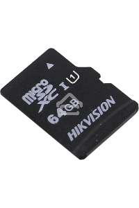 Флеш карта microSDHC 64GB Hikvision HS-TF-C1(STD)/64G/ZAZ01X00/OD <HS-TF-C1(STD)/64G/ZAZ01X00/OD>  (без SD адаптера) R/W Speed 92/30MB/s , V30