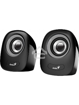 Колонки, PC speakers Genius SP-Q160,GRAY,USB, 2.0, Power Output 6W, Sensitivity: 80 Db, 3.5 mm jack., цвет серый