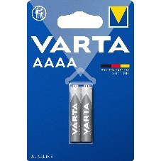 Батарейка Varta AAAA/25A/LR61/LR8D425 BL2 Alkaline 1.5V (04061) (2/20/100)