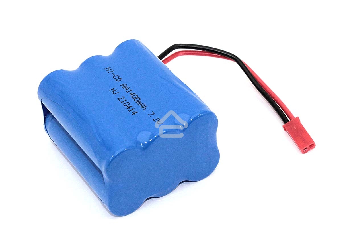 Аккумулятор Ni-Cd 7.2V 1400 mAh AA Row разъем JST (3+3)